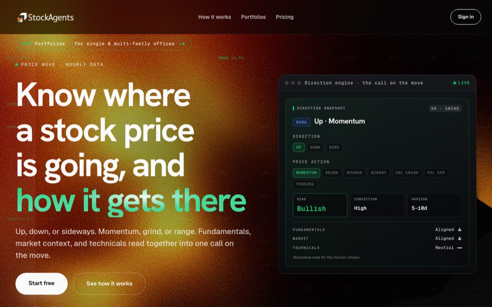 StockAgents screenshot